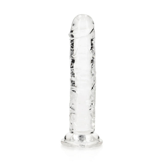 REALROCK 15.5 cm Straight Dildo - Clear - Clear 15.5 cm (6) Dong-REA150TRA