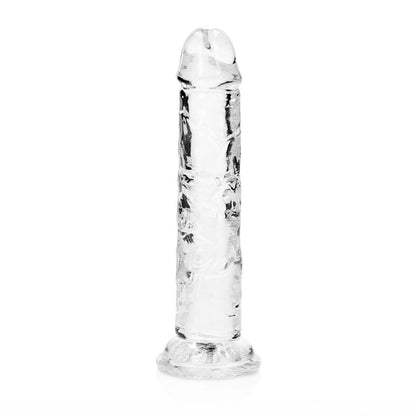REALROCK 15.5 cm Straight Dildo - Clear - Clear 15.5 cm (6) Dong-REA150TRA