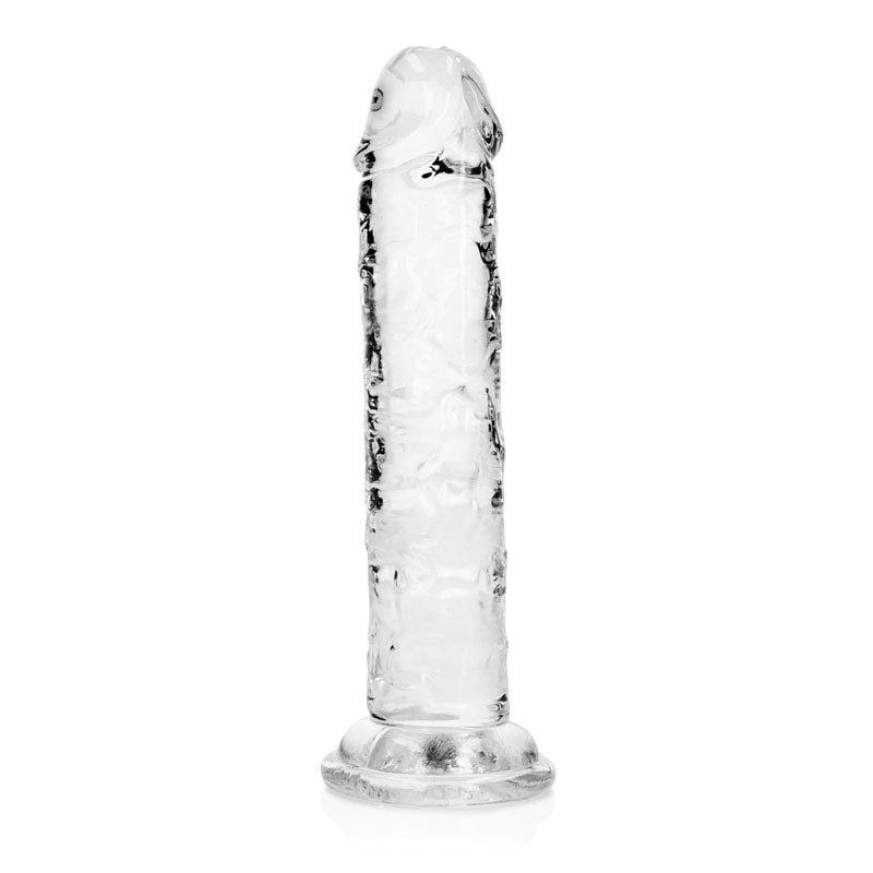 REALROCK 15.5 cm Straight Dildo - Clear - Clear 15.5 cm (6) Dong-REA150TRA