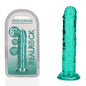 REALROCK 15.5 cm Straight Dildo - Turquoise - Turquoise 15.5 cm (6) Dong - REA150TUR