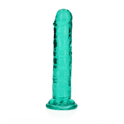 REALROCK 15.5 cm Straight Dildo - Turquoise - Turquoise 15.5 cm (6) Dong - REA150TUR
