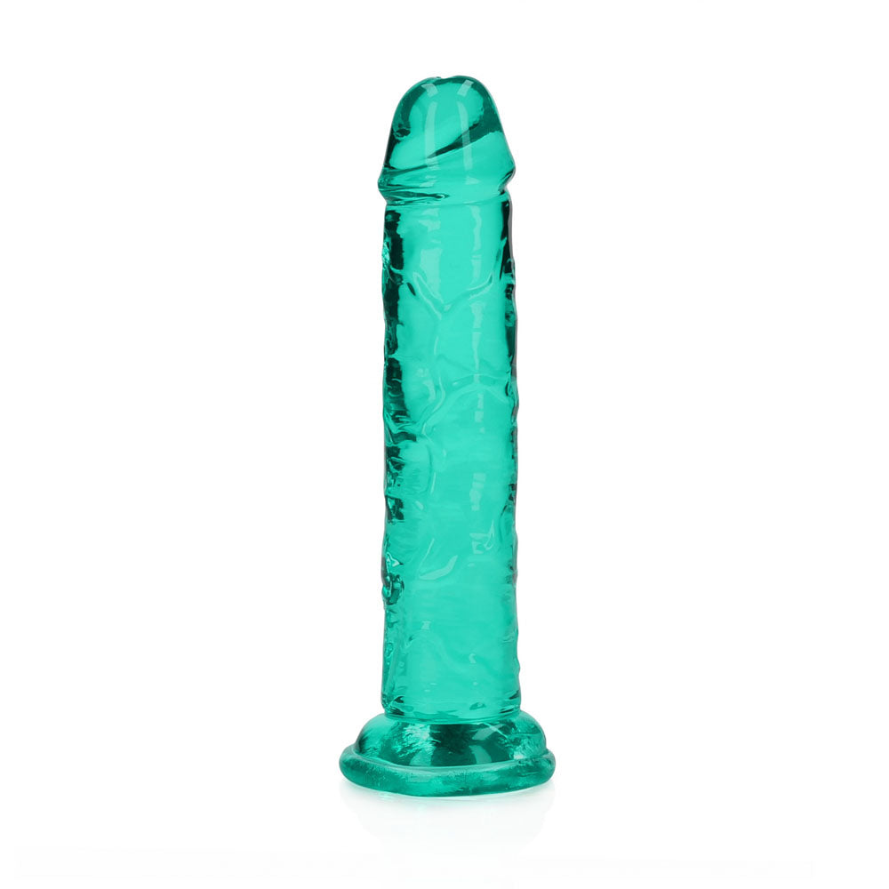 REALROCK 15.5 cm Straight Dildo - Turquoise - Turquoise 15.5 cm (6) Dong - REA150TUR