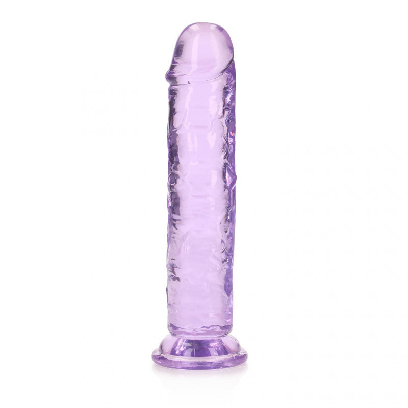 REALROCK 18 cm Straight Dildo - Purple - Purple 18 cm (7) Dong-REA152PUR