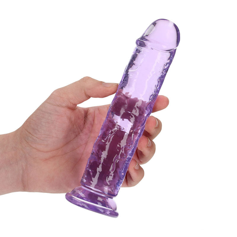REALROCK 18 cm Straight Dildo - Purple - Purple 18 cm (7) Dong-REA152PUR