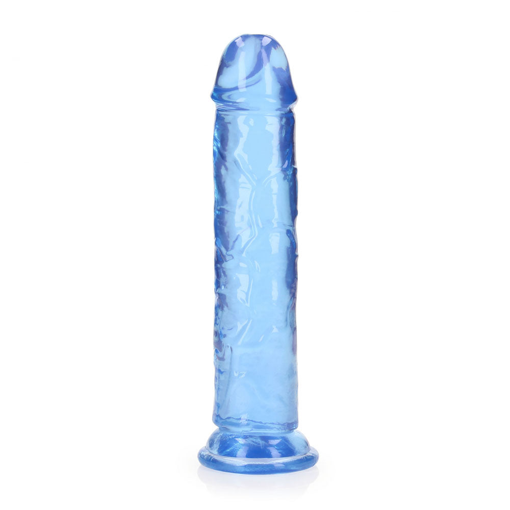 REALROCK 20 cm Straight Dildo - Blue - Blue 20 cm (8) Dong - REA153BLU