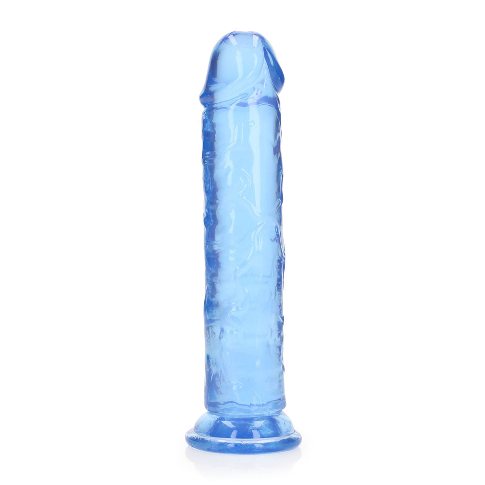 REALROCK 20 cm Straight Dildo - Blue - Blue 20 cm (8) Dong - REA153BLU