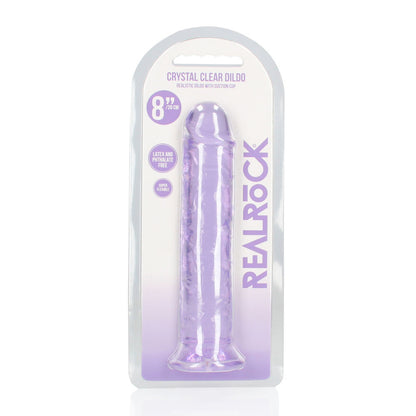REALROCK 20 cm Straight Dildo - Purple - Purple 20 cm (8) Dong - REA153PUR