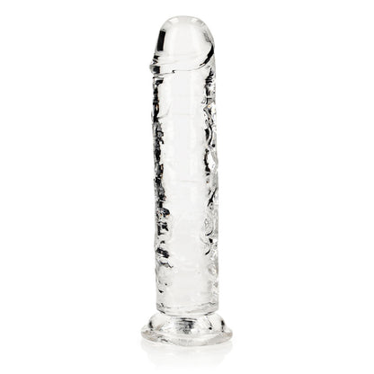 REALROCK 20 cm Straight Dildo - Transparent - Clear 20 cm (8) Dong - REA153TRA