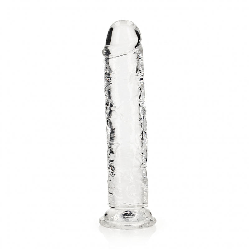 REALROCK 25 cm Straight Dildo - Clear (10'') Dong