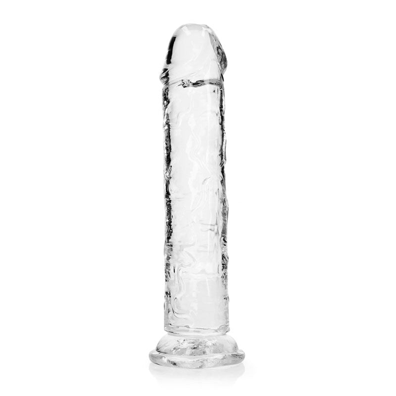 REALROCK 25 cm Straight Dildo - Clear (10'') Dong