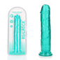 REALROCK 25 cm Straight Dildo - Turquoise - Turquoise 25 cm (10) Dong - REA154TUR