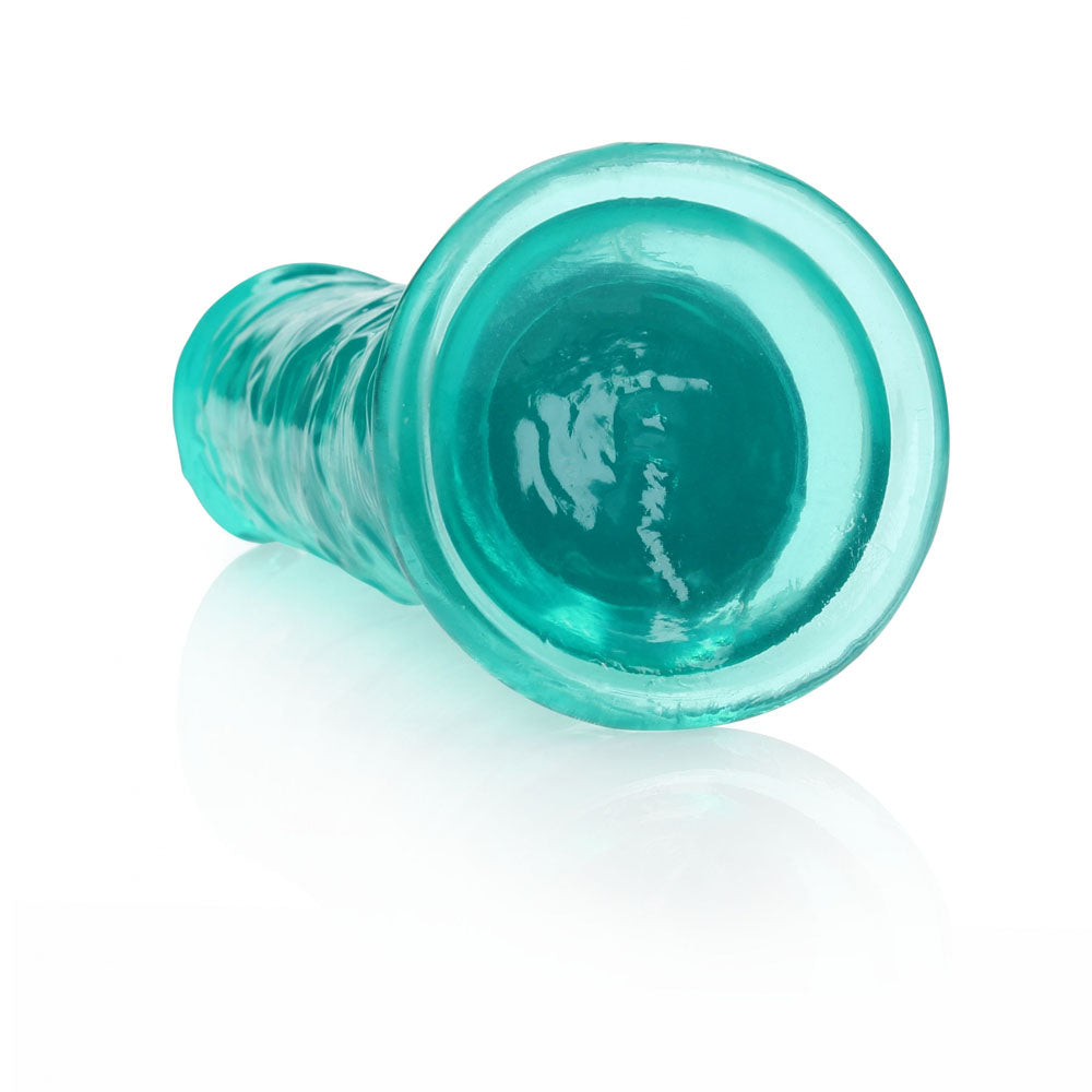 REALROCK 25 cm Straight Dildo - Turquoise - Turquoise 25 cm (10) Dong - REA154TUR