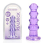 REALROCK 14 cm Curvy Anal Plug - Purple - Purple 14 cm (4.5) Butt Plug - REA158PUR