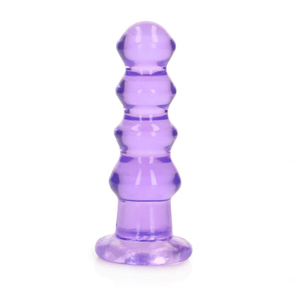 REALROCK 14 cm Curvy Anal Plug - Purple - Purple 14 cm (4.5) Butt Plug - REA158PUR