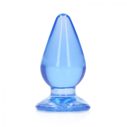 REALROCK 11.5 cm Anal Plug - Blue - Blue 11.5 cm (4.5) Butt Plug-REA162BLU