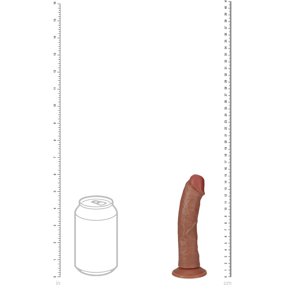 REALROCK 15cm Vibrating Cock - Tan (6'') Dildo