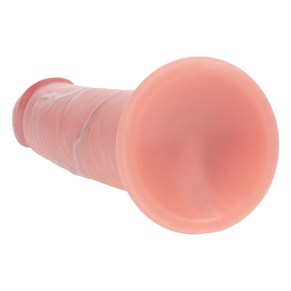 REALROCK Dual Density 6 Sliding Skin Silicone Dildo - Flesh - Flesh 15.2 cm Sliding Skin Dildo - REA224FLE