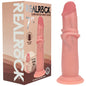 REALROCK Dual Density 7 Sliding Skin Silicone Dildo - Flesh - Flesh 15.2 cm Sliding Skin Dildo - REA225FLE