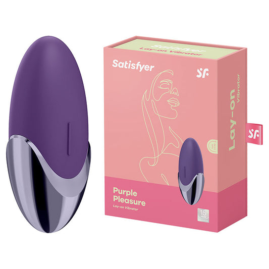 Satisfyer Purple Pleasure - Purple USB Rechargeable Stimulator-SATLAY1