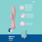 Satisfyer Mono Flex - Mauve App Controlled USB Rechargeable Rabbit Vibrator-SATMFLEX-M