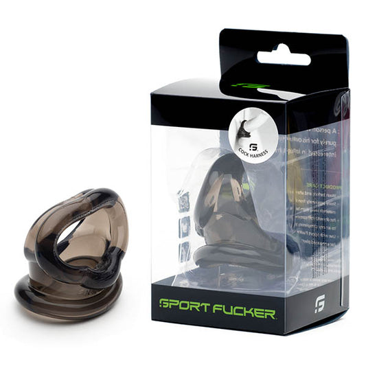 Sport Fucker Cock Harness - Smoke Cock Harness Ring-SF10850