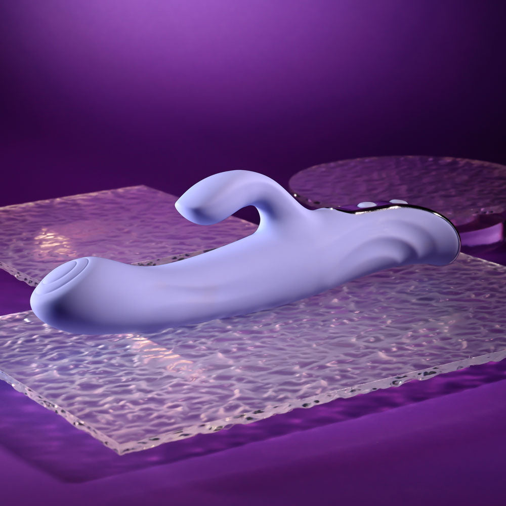 Evolved LAVENDER LOVE - Purple 23.3 cm USB Rechargeable Rabbit Vibrator-SL-RS-6619-2