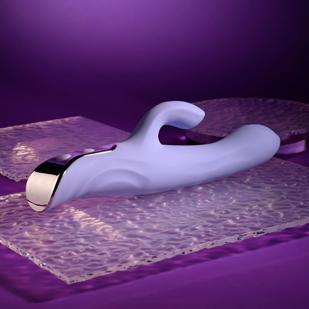 Evolved LAVENDER LOVE - Purple 23.3 cm USB Rechargeable Rabbit Vibrator-SL-RS-6619-2