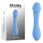 Selopa DAINTY DICK - Baby Blue 11.9 cm USB Rechargeable Mini Vibrator-SL-RS-6862-2