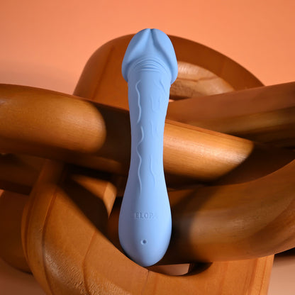 Selopa DAINTY DICK - Baby Blue 11.9 cm USB Rechargeable Mini Vibrator-SL-RS-6862-2