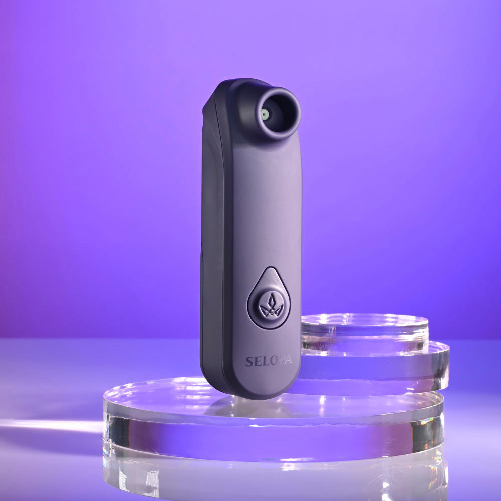 Selopa SURE THING - Black Vibrating & Sucking Stimulator-SL-VB-6312-2