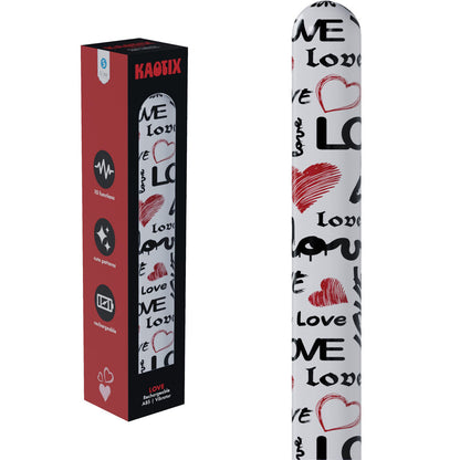 S-LINE Kaotix Love - White 17.8 cm USB Rechargeable Vibrator - SLI294WHT