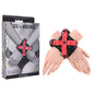 S&M Exs & Ohs Cross Cuffs - Red/Black Restraints-SS09981