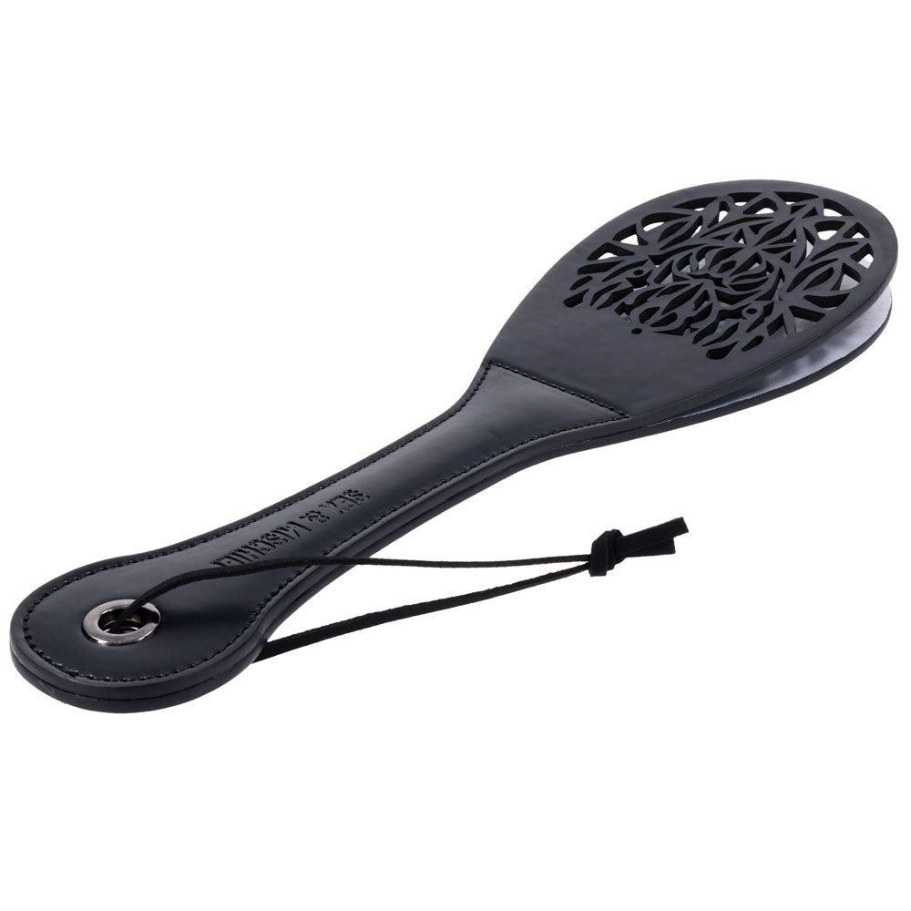 Sex & Mischief Lace Spanker - Black Spanking Paddle-SS10107