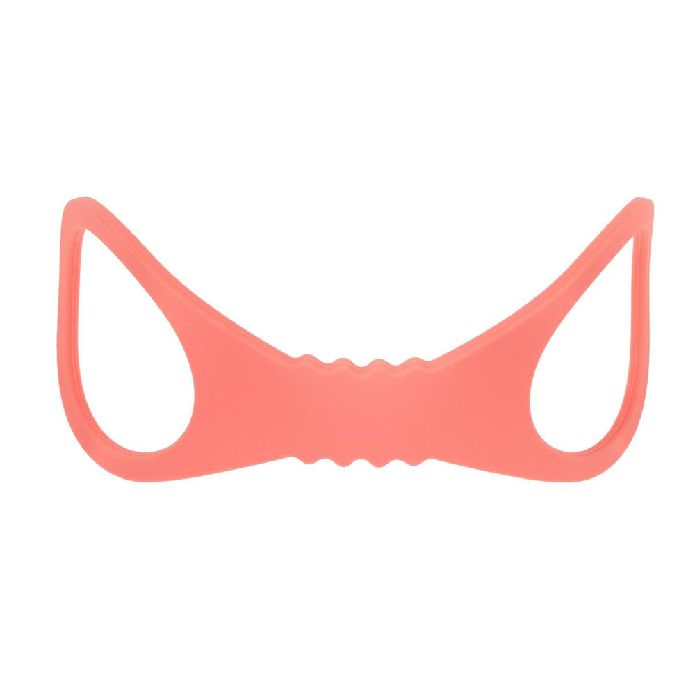 Sex & Mischief Peaches n CreaMe Large Silicone Cuffs - Peach Large Silicone Restraints-SS10202