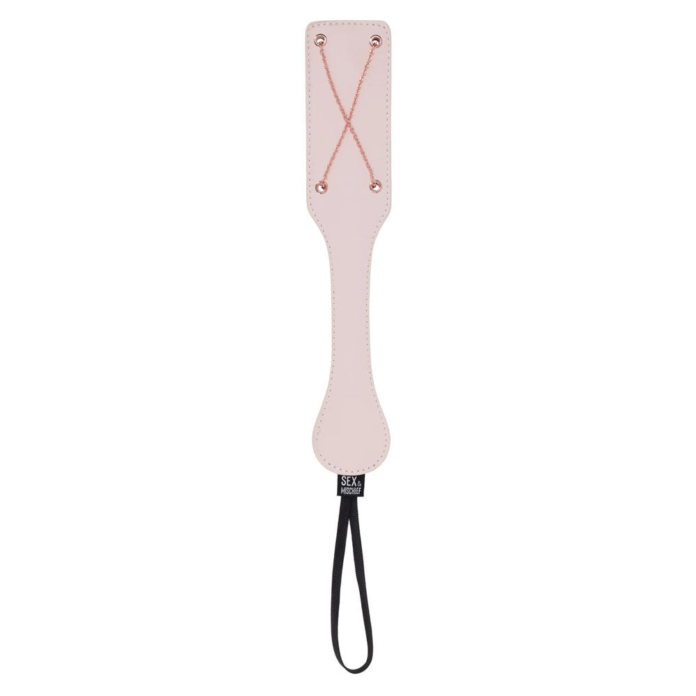 Sex & Mischief Peaches n CreaMe Chain Impressions Paddle - Peach Spanking Paddle-SS10209