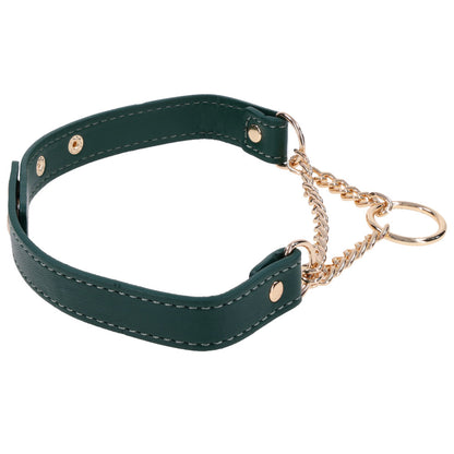 Sex & Mischief Indica Day Collar - Green/Gold Collar-SS10226