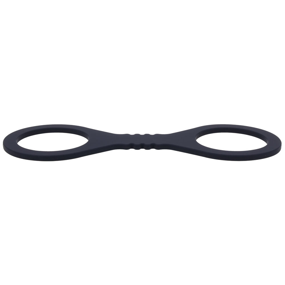 Sex & Mischief Shadow Small Silicone Cuffs - Black Small Restraints-SS10227