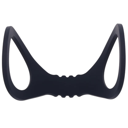 Sex & Mischief Shadow Small Silicone Cuffs - Black Small Restraints-SS10227
