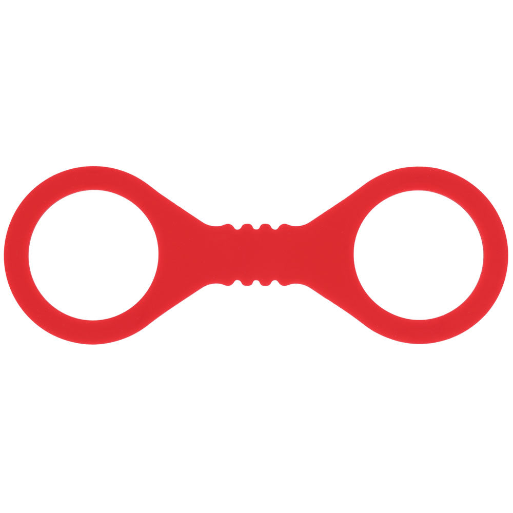 Sex & Mischief Amor Small Silicone Cuffs - Red Small Restraints-SS10229