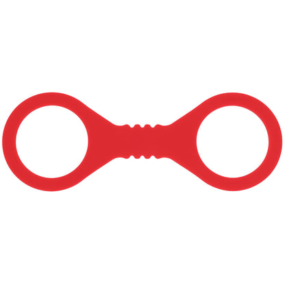 Sex & Mischief Amor Small Silicone Cuffs - Red Small Restraints-SS10229