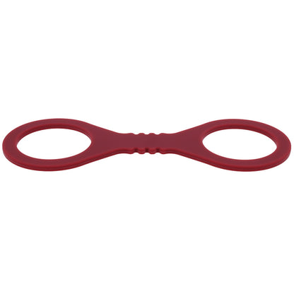 Sex & Mischief Enchanted Small Silicone Cuffs - Burgundy Small Restraints-SS10231
