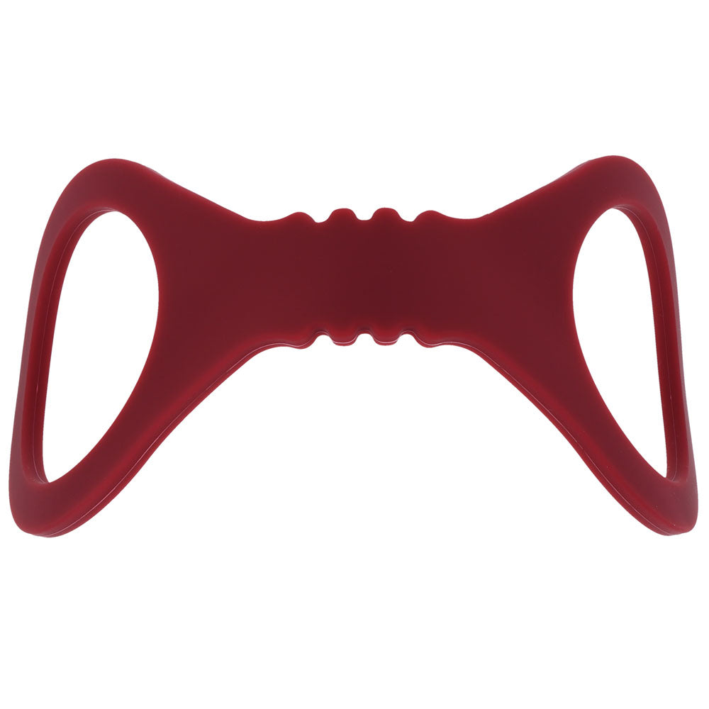 Sex & Mischief Enchanted Small Silicone Cuffs - Burgundy Small Restraints-SS10231