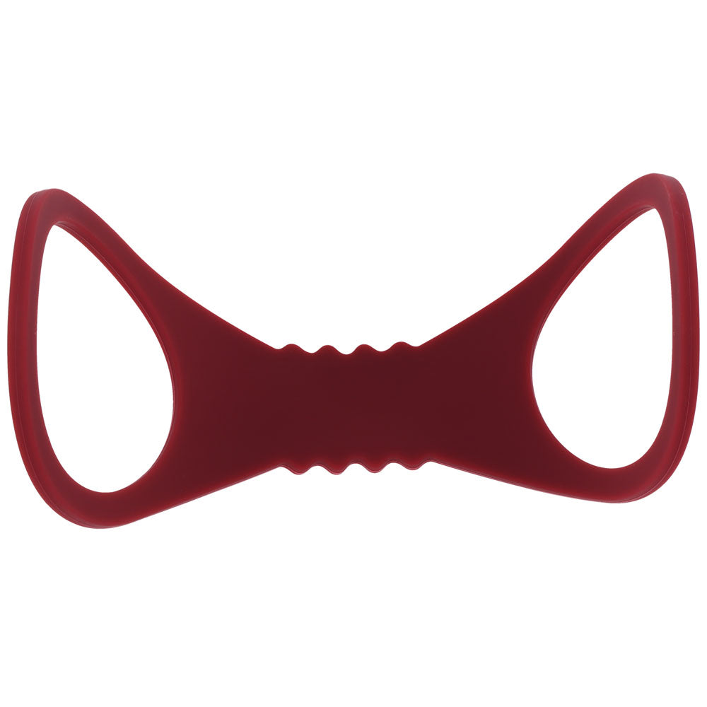 Sex & Mischief Enchanted Large Silicone Cuffs - Burgundy Large Restraints-SS10232