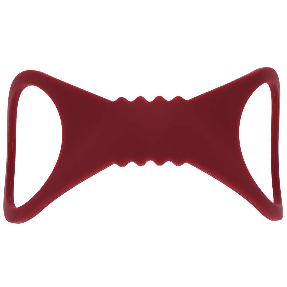 Sex & Mischief Enchanted Large Silicone Cuffs - Burgundy Large Restraints-SS10232