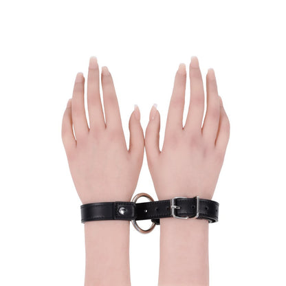 S&M Shadow Convertible Cuffs - Black Restraints - SS10302