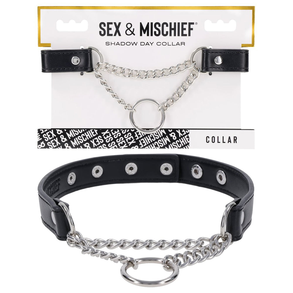 S&M Shadow Day Collar - Black Collar - SS10303