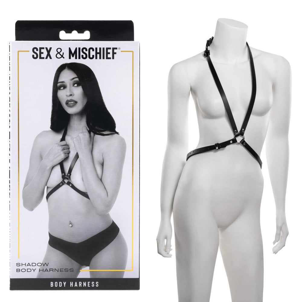 S&M Shadow Body Harness - Black Harness - SS10304