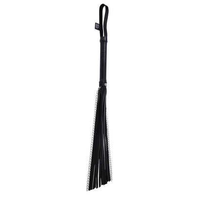 S&M Shadow Chain Flogger - Black Flogger Whip - SS10307