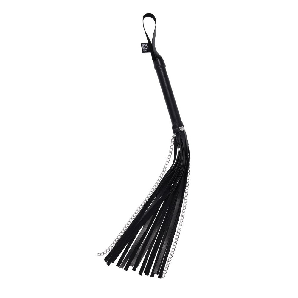 S&M Shadow Chain Flogger - Black Flogger Whip - SS10307