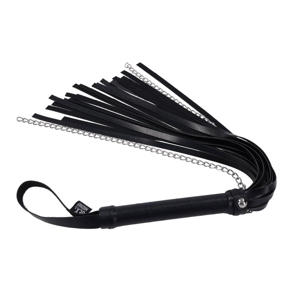 S&M Shadow Chain Flogger - Black Flogger Whip - SS10307